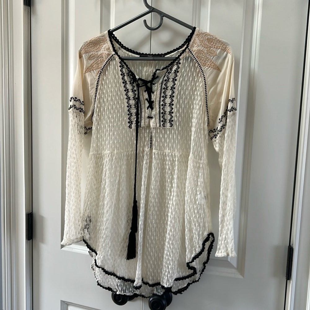 Hazel sheer top